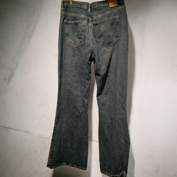 We The Free Distressed Denim Jeans Flare Leg - Picture 3 of 10